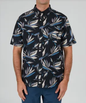 Floral FLyer Tech Woven - Black