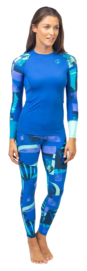 Fourth Element Women's Long Sleeve Patterned Hydroskin