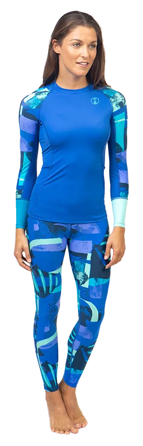 Fourth Element Women's Long Sleeve Patterned Hydroskin