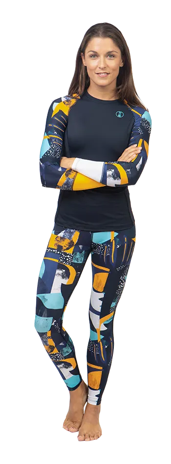 Fourth Element Women's Long Sleeve Patterned Hydroskin