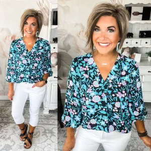 From the Top Floral Blouse