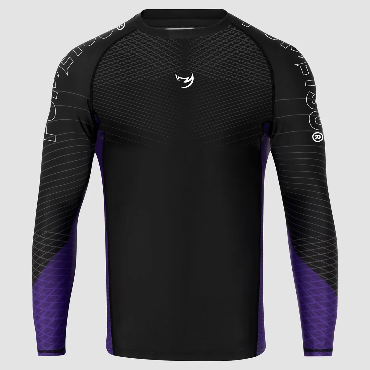 Fumetsu Competitor MK2 Long Sleeve Rash Guard Black/Purple