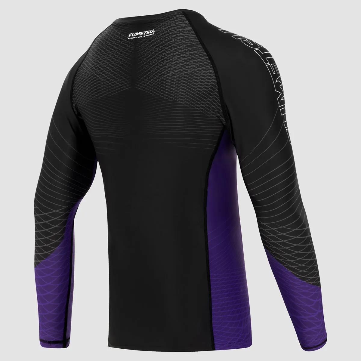 Fumetsu Competitor MK2 Long Sleeve Rash Guard Black/Purple