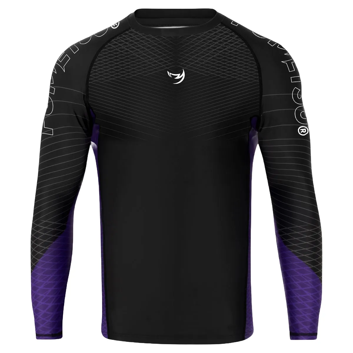 Fumetsu Competitor MK2 Long Sleeve Rash Guard Black/Purple