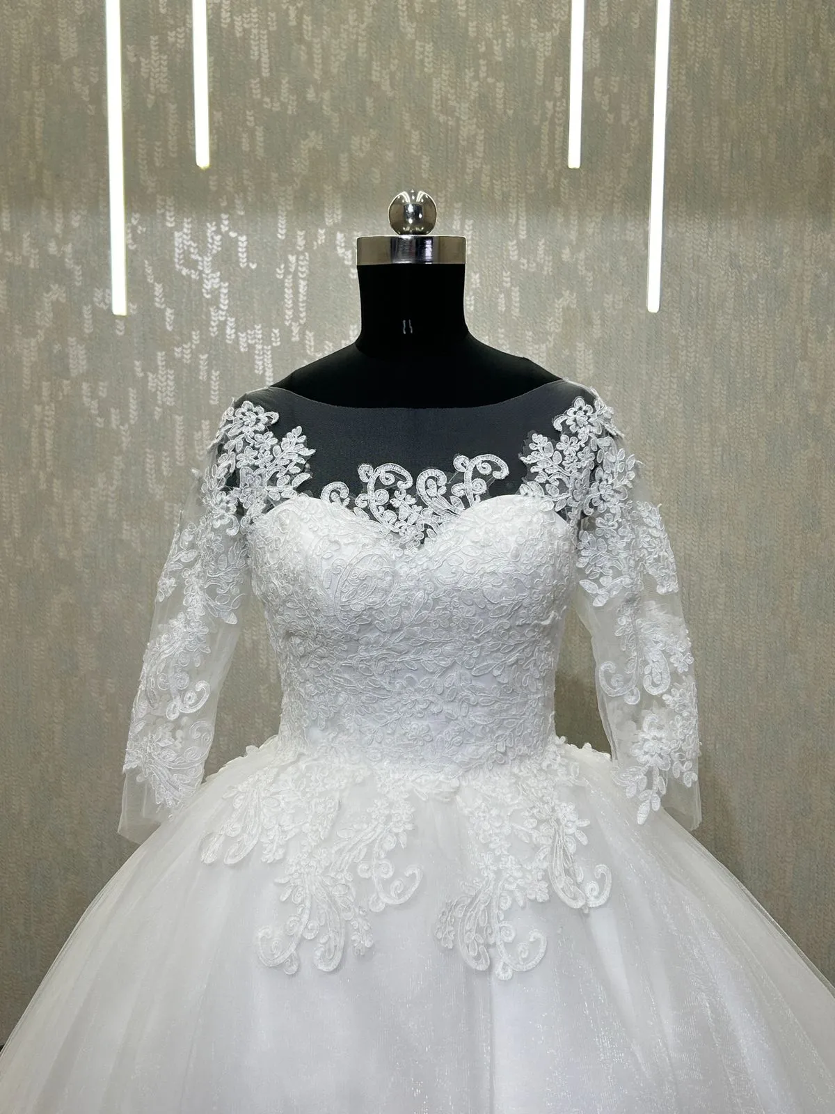 GownLink Christian Wedding Gowns Catholic gowns White wedding Frock GLD30B India