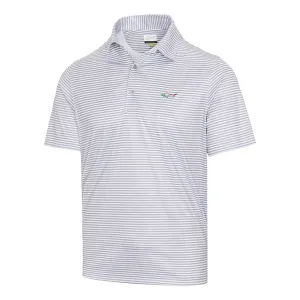 Greg Norman Classic Bar Stripe Polo - Sterling