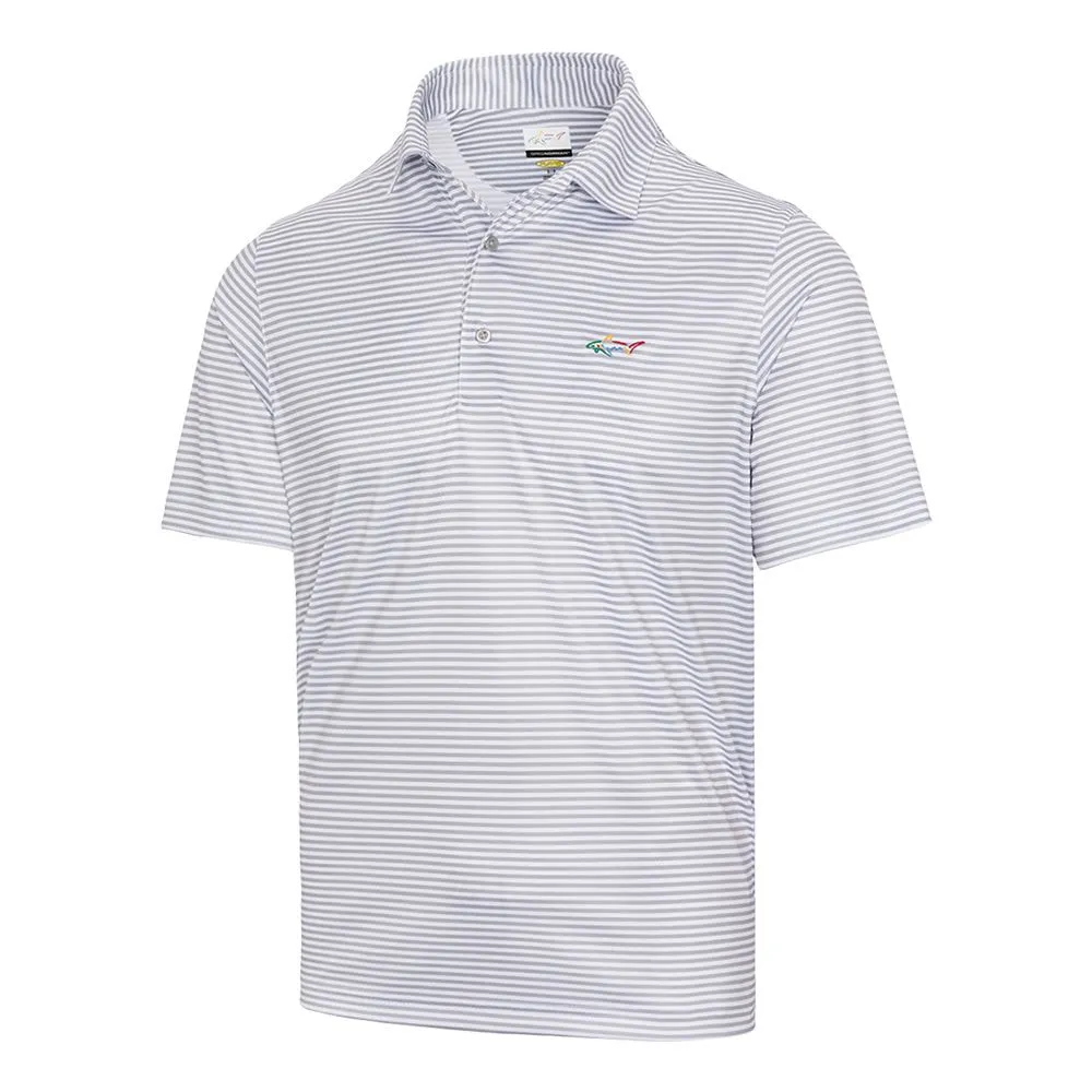 Greg Norman Classic Bar Stripe Polo - Sterling