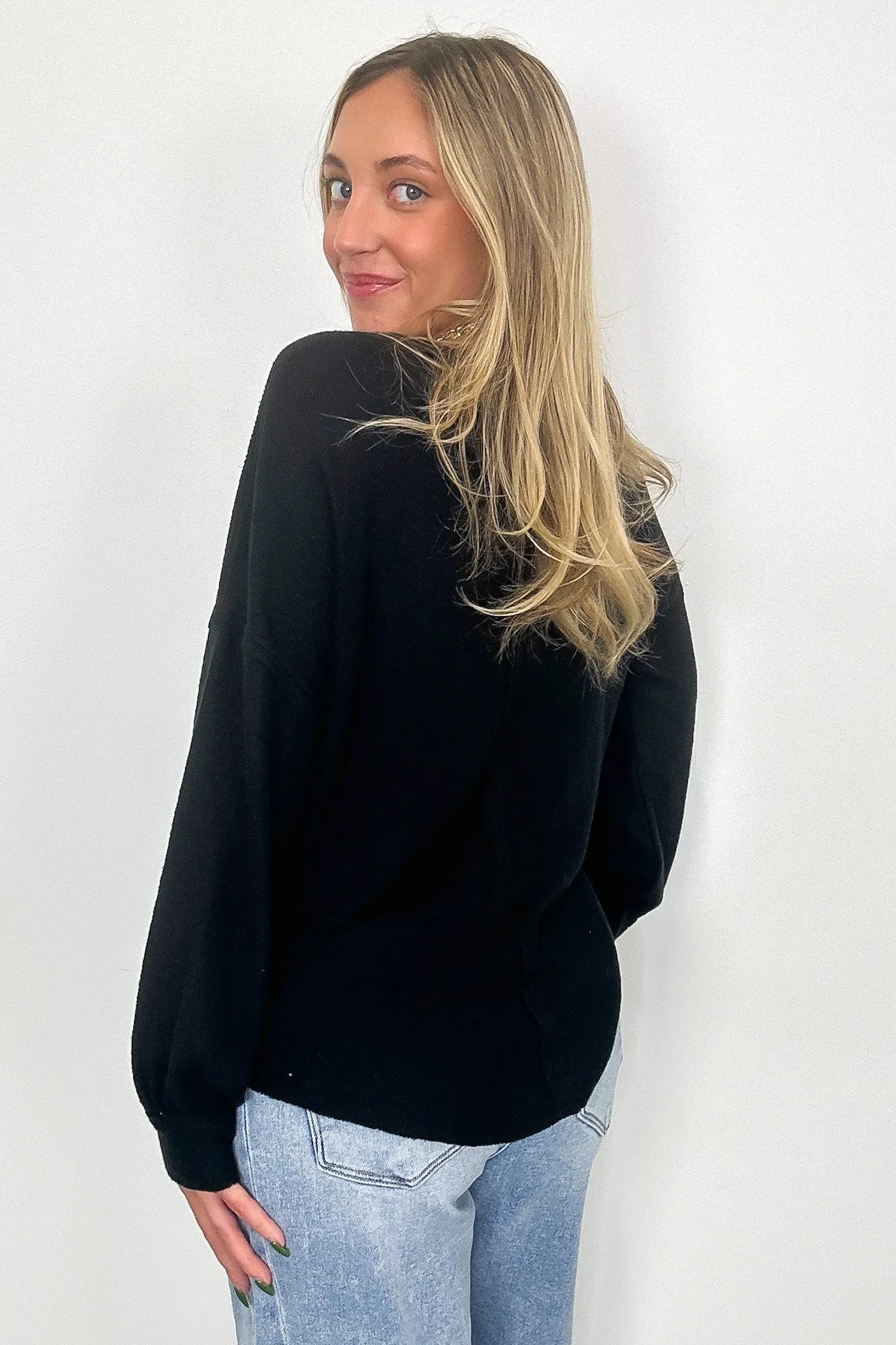 Hollyn V-Neck Henley Button Top