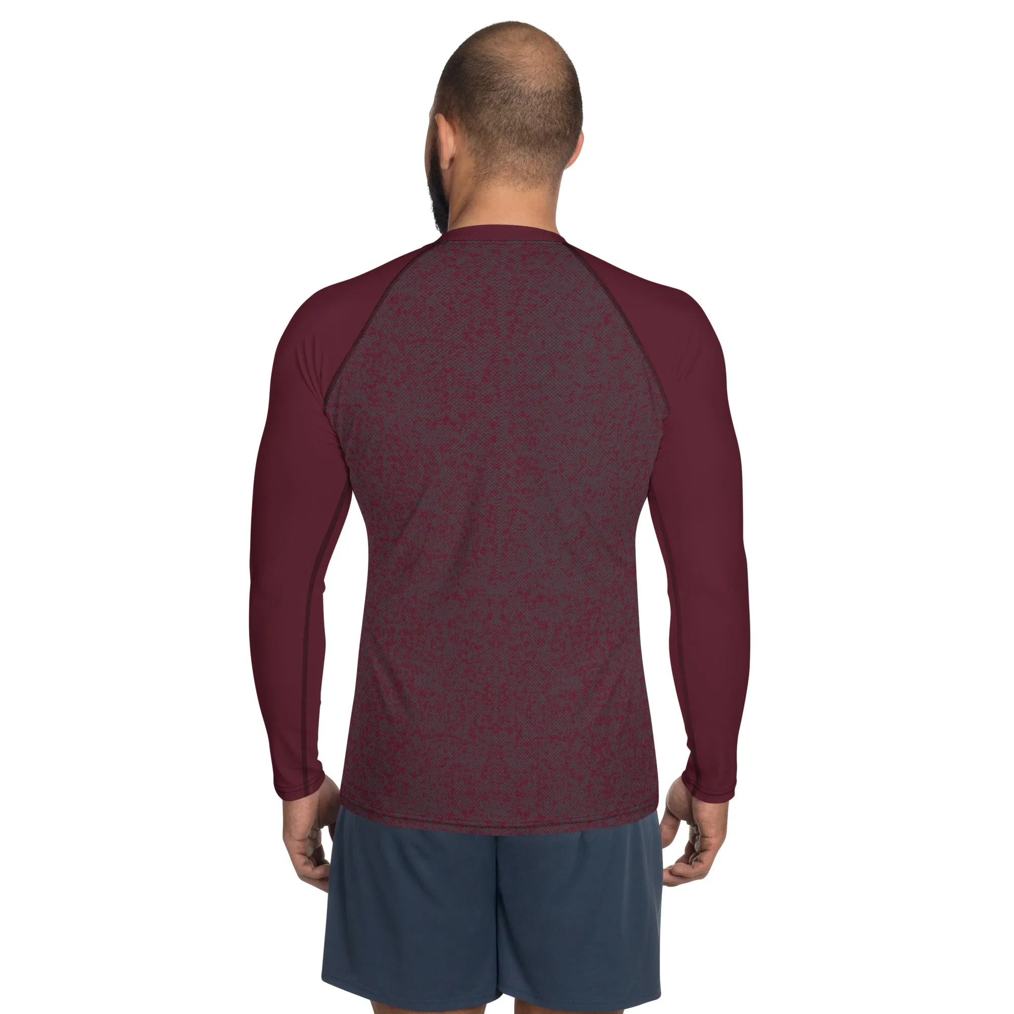 Humble Sportswear™ Men's Pattens Red Rash Guard