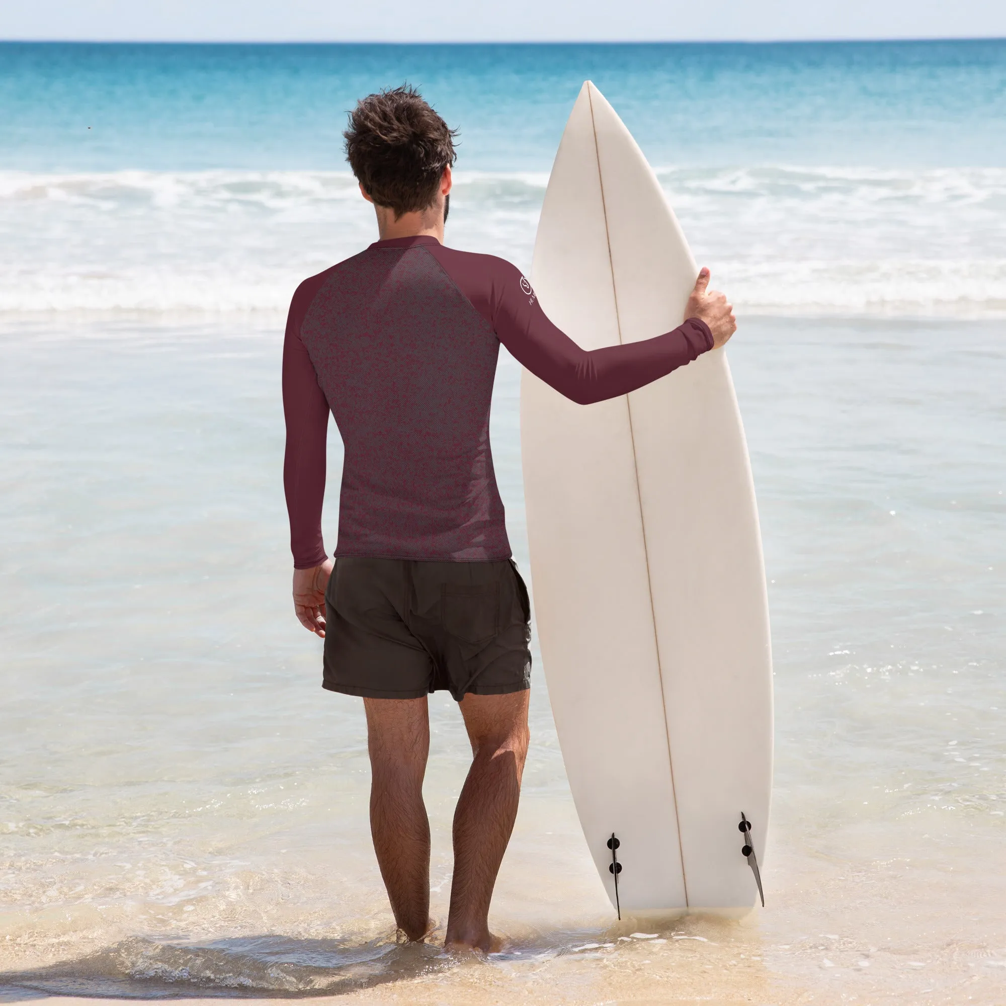 Humble Sportswear™ Men's Pattens Red Rash Guard