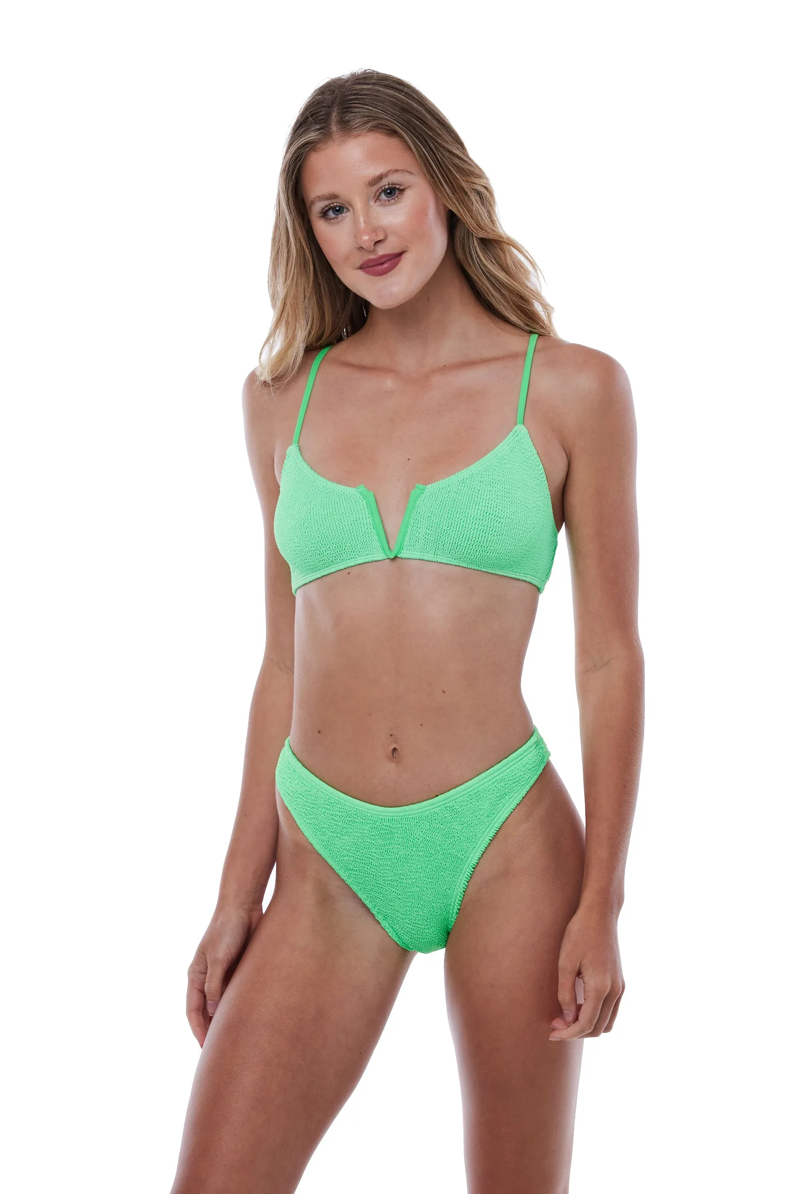 Ibiza V-Cut String Straps One Size Bikini TOP ONLY