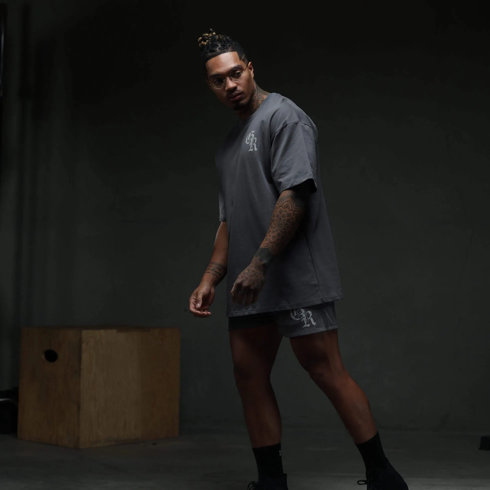 Initial Shorts - Charcoal