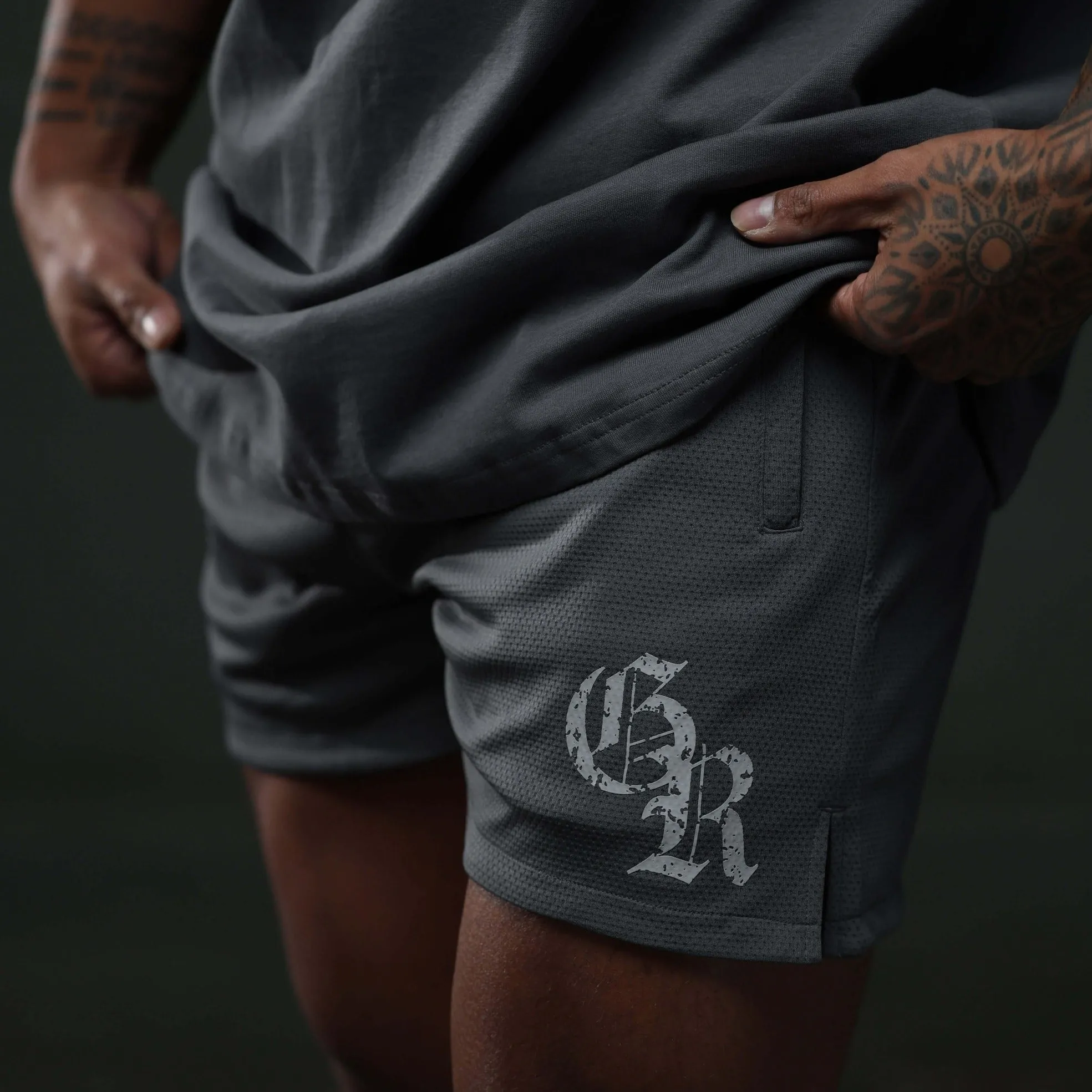 Initial Shorts - Charcoal