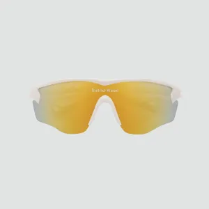 Junya Racer - White/D  Amber Mirror