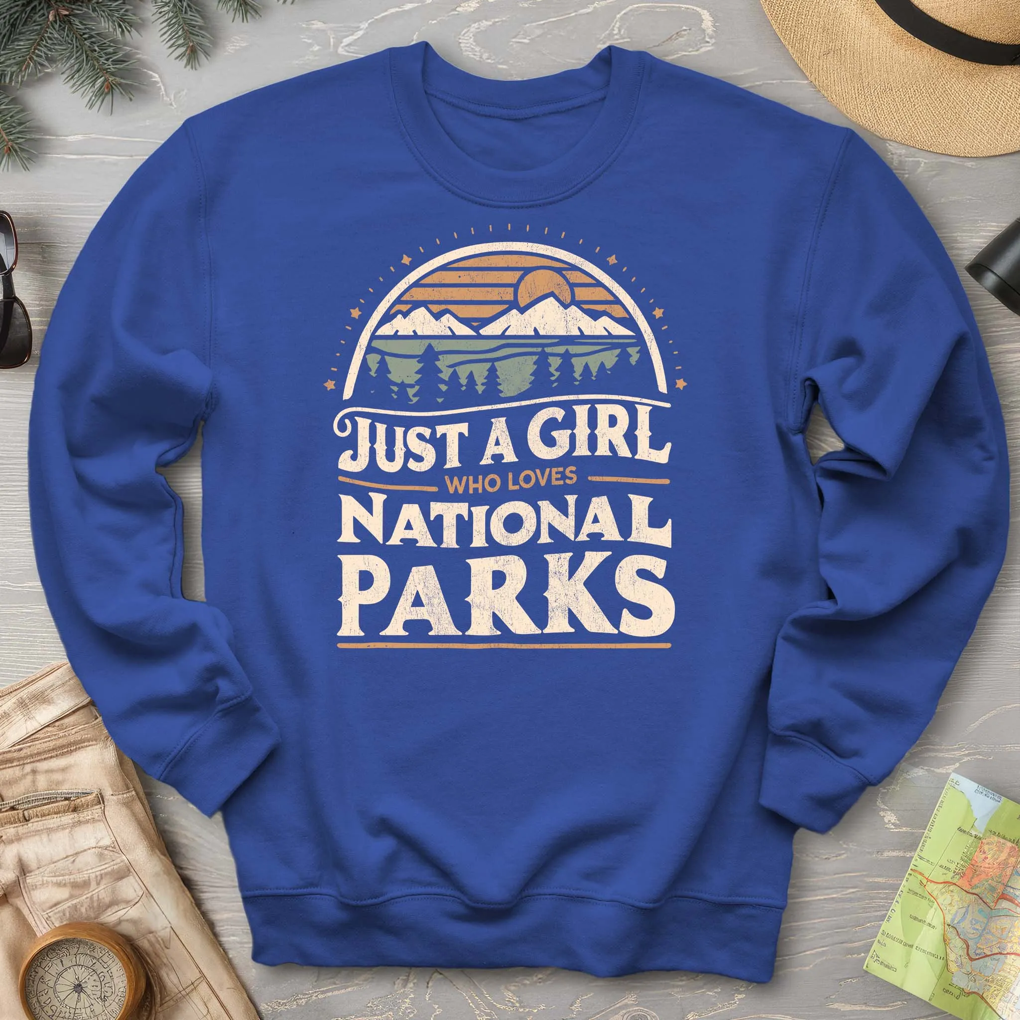 Just a Girl Who Loves National Parks Sweatshirt