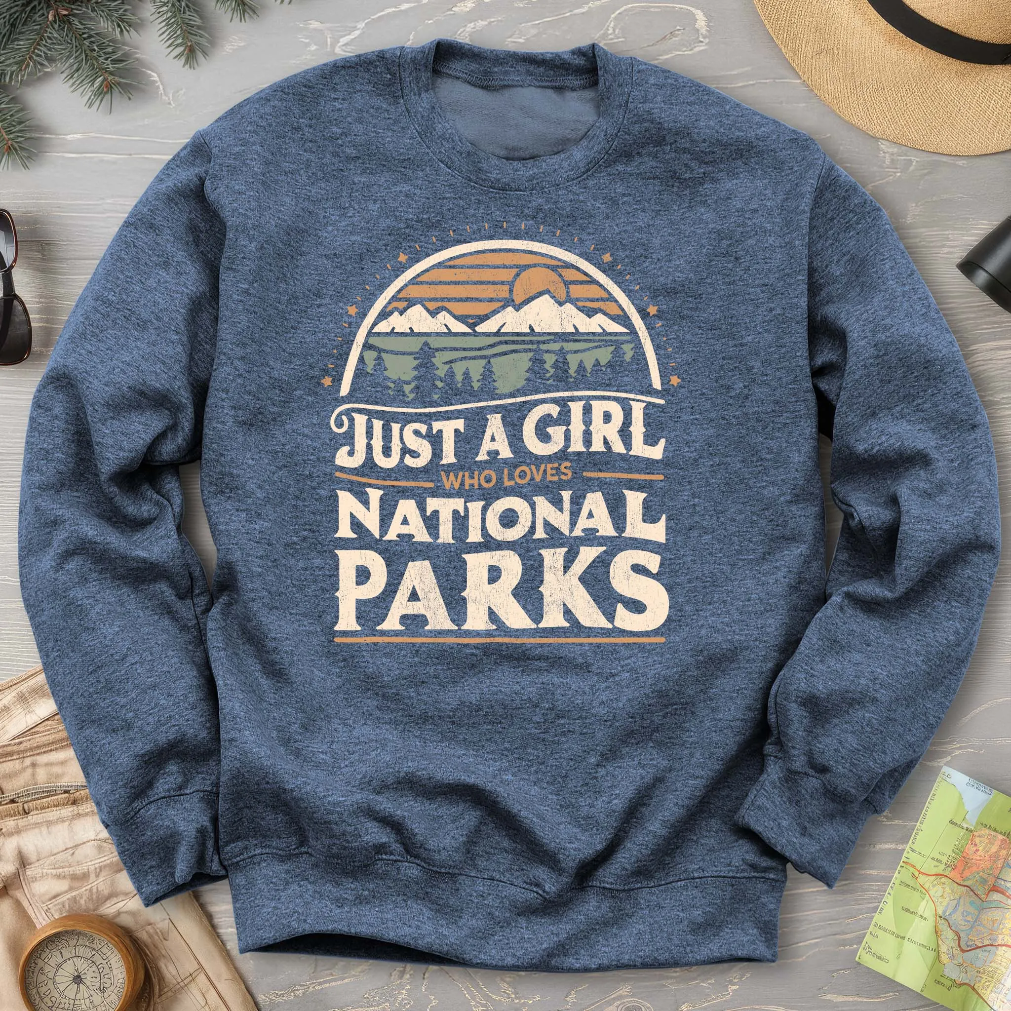 Just a Girl Who Loves National Parks Sweatshirt