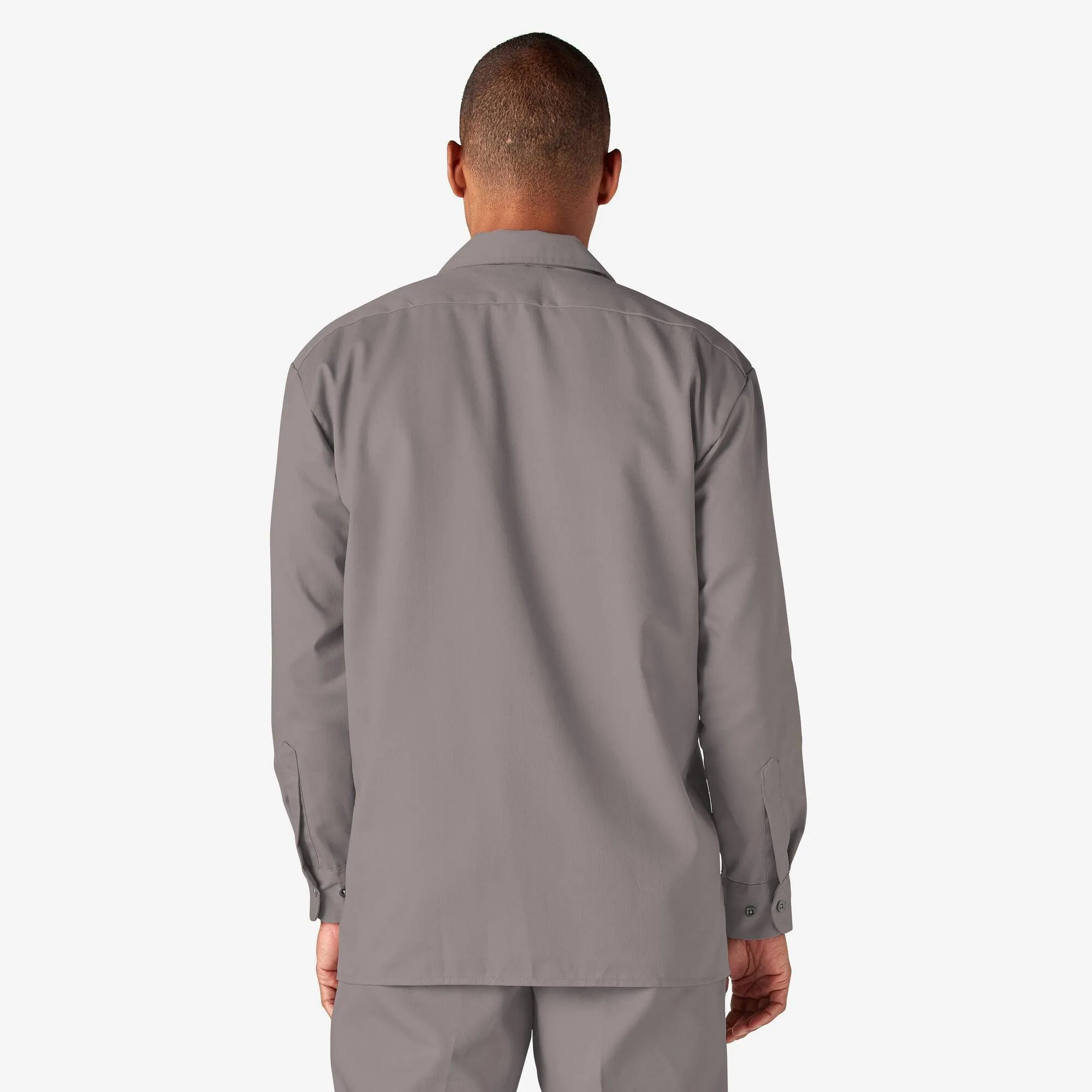 Long Sleeve Work Shirt, Silver