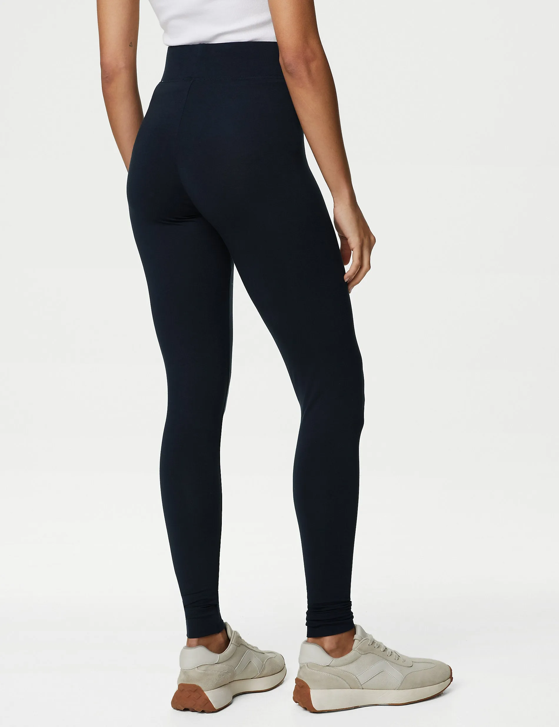Marks & Spencer High Waist Leggings, Navy