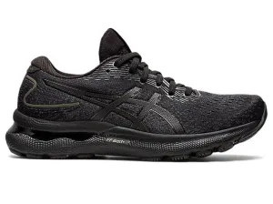 Men's Asics Gel-Nimbus 24, Black/Black, 12 D Medium