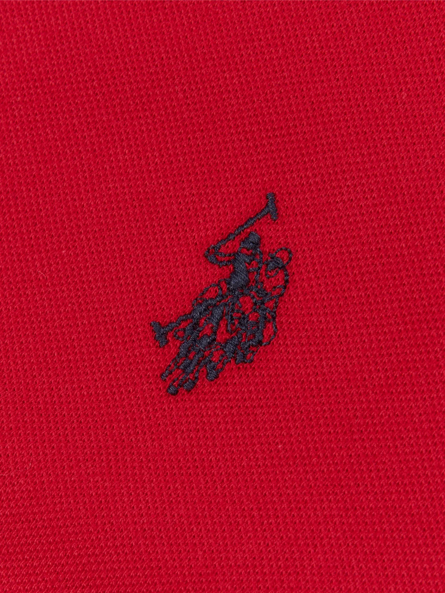 Mens Big & Tall Core Pique Polo Shirt in Haute Red