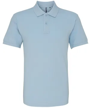 Mens Classic fit polo | Sky