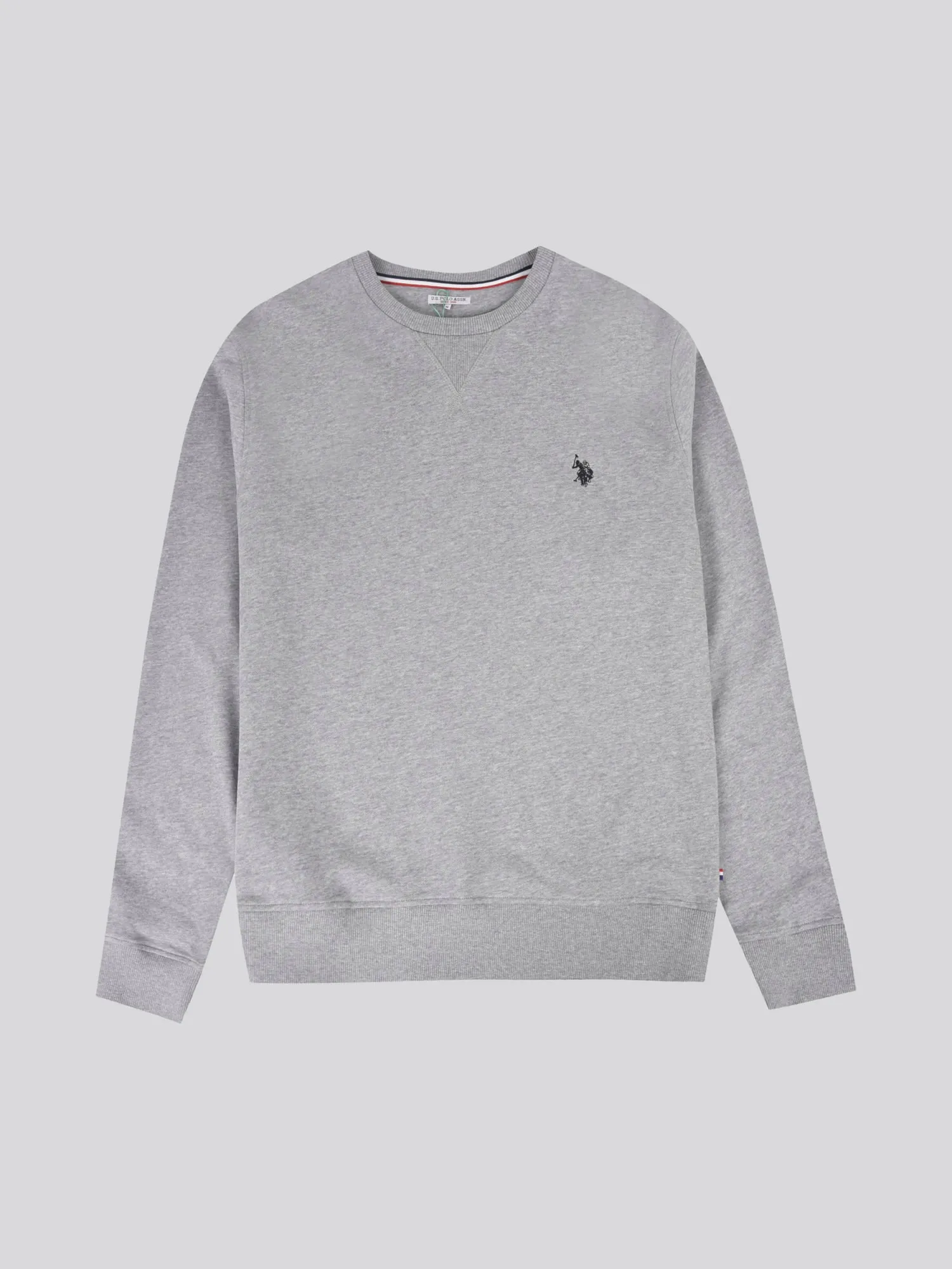 Mens Crew Neck Sweatshirt in Vintage Grey Heather