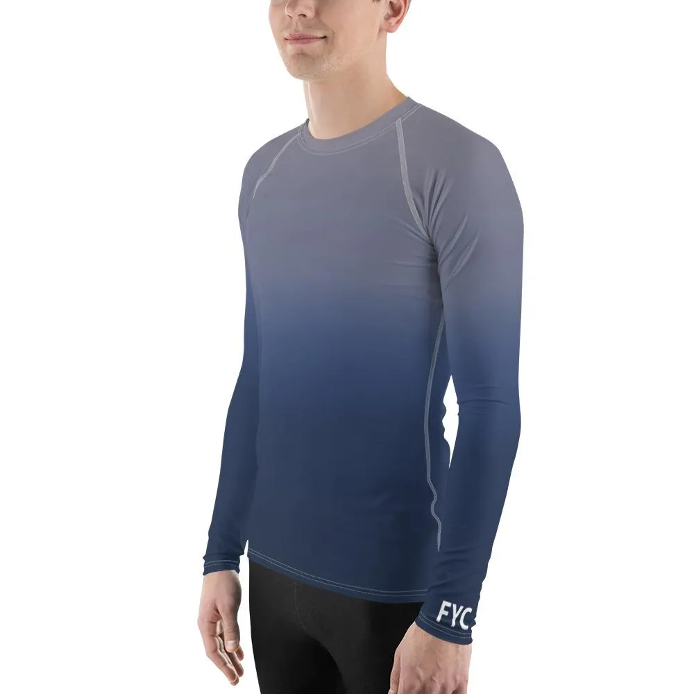 Men's Faded Performance Rash Guard UPF 40 