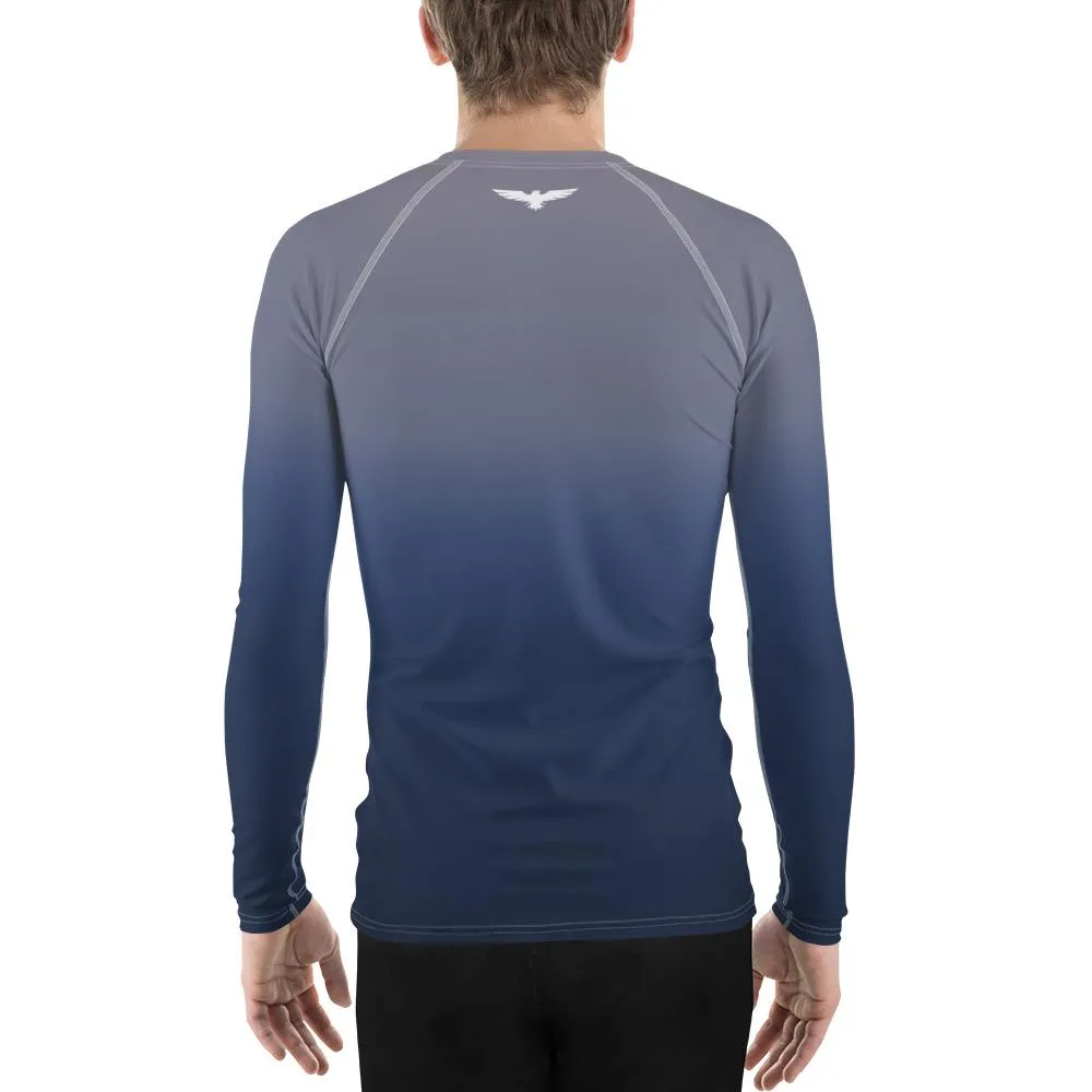 Men's Faded Performance Rash Guard UPF 40 