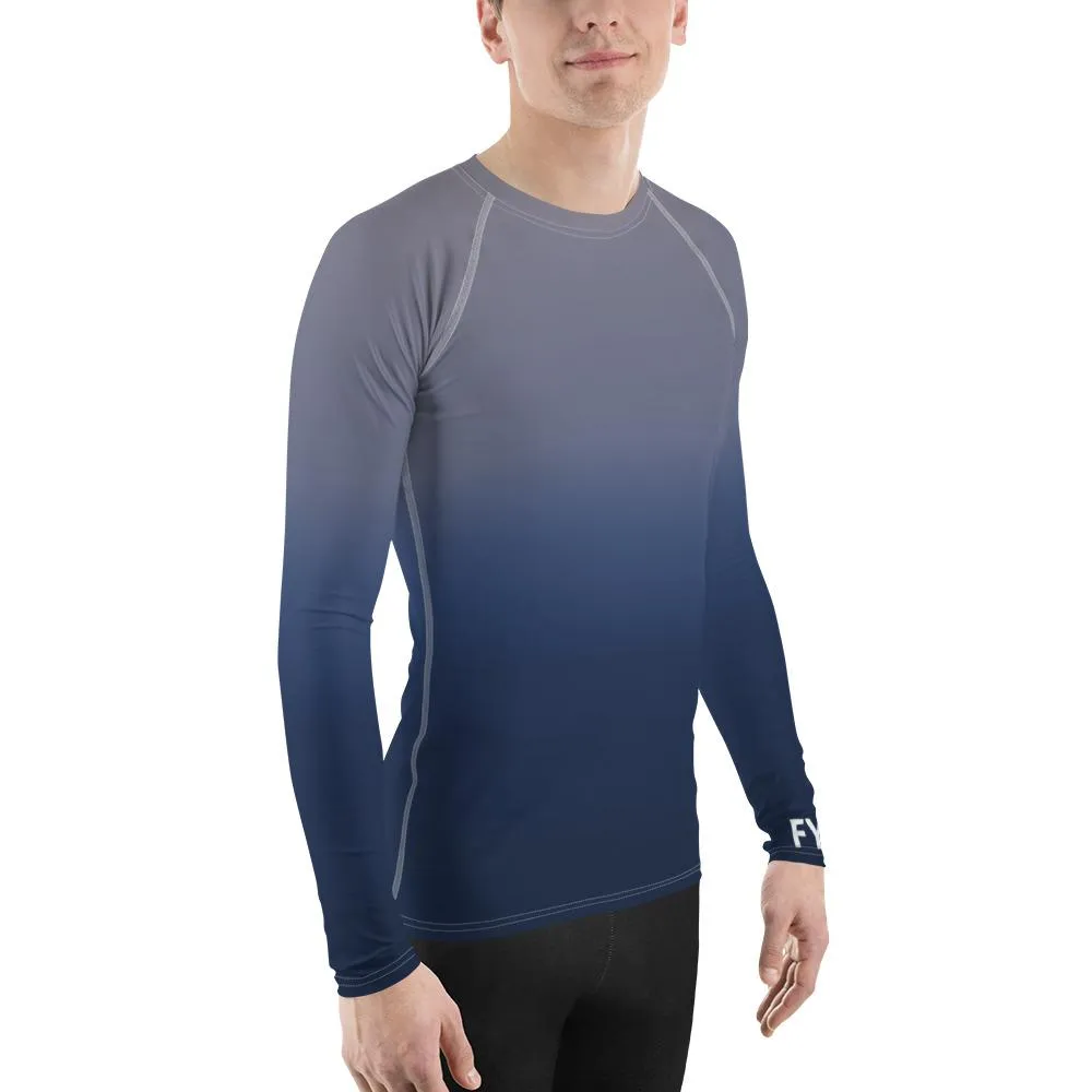 Men's Faded Performance Rash Guard UPF 40 