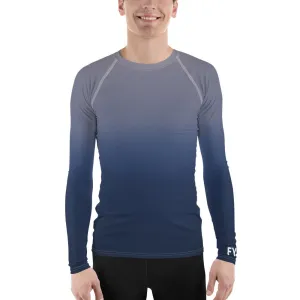 Men's Faded Performance Rash Guard UPF 40 