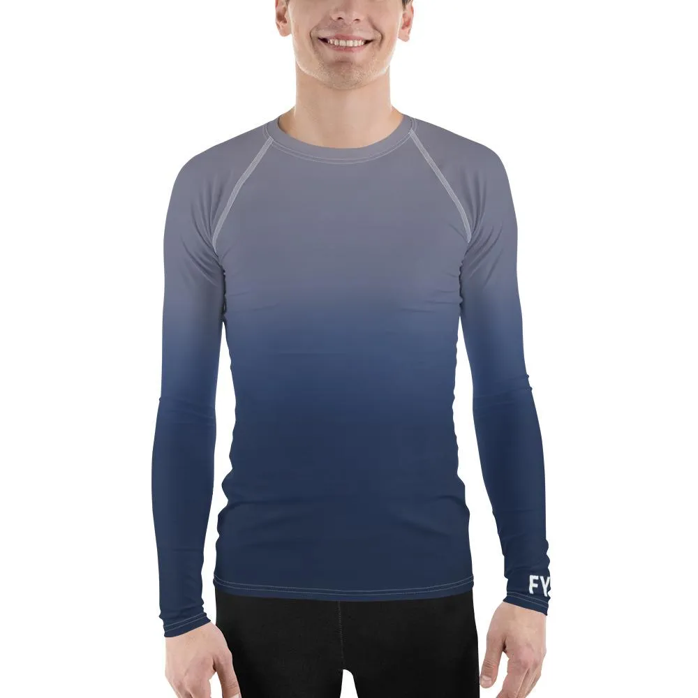 Men's Faded Performance Rash Guard UPF 40 