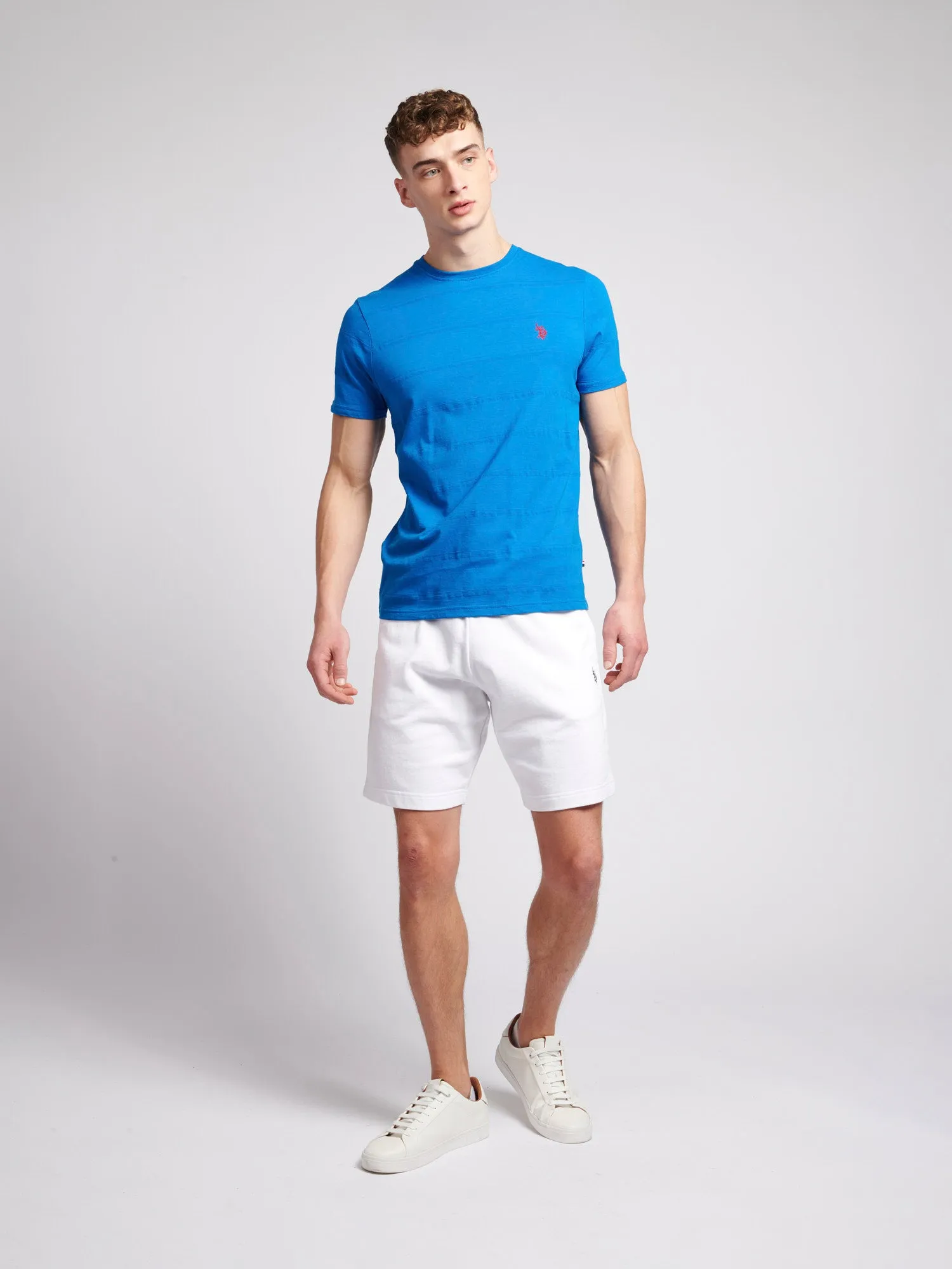Mens Jersey Shorts in Bright White
