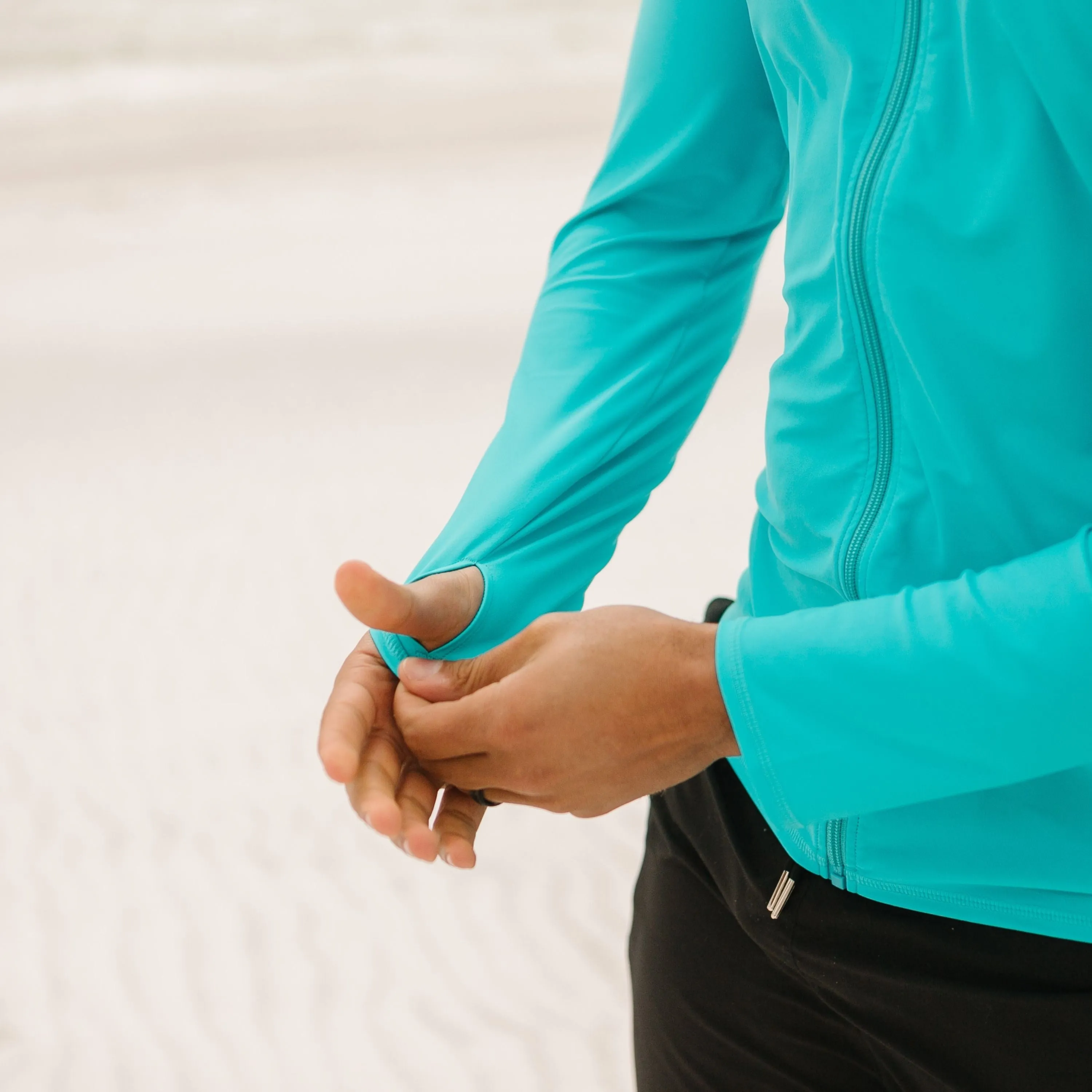 Men's Long Sleeve Rash Guard | “Scuba Blue”
