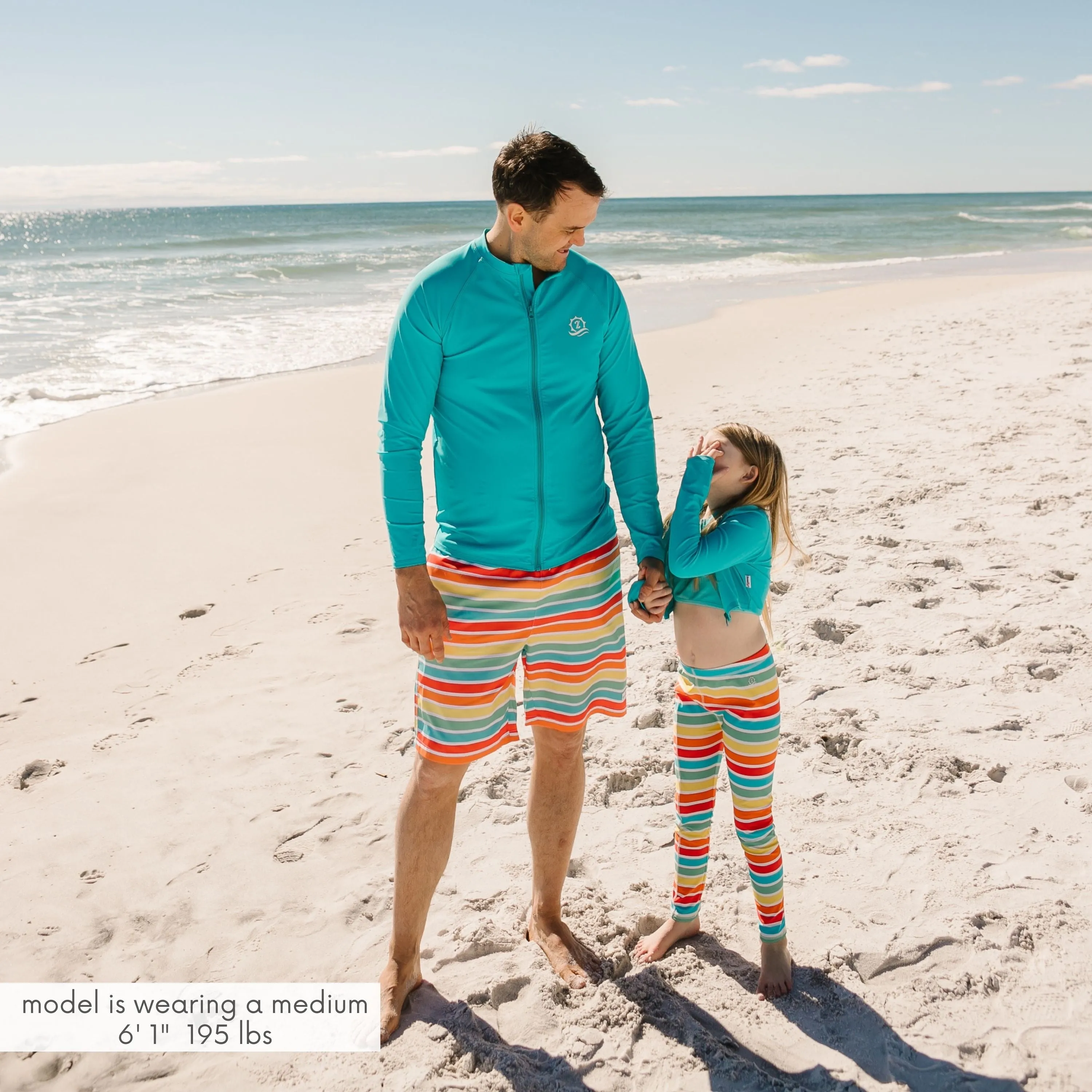 Men's Long Sleeve Rash Guard | “Scuba Blue”