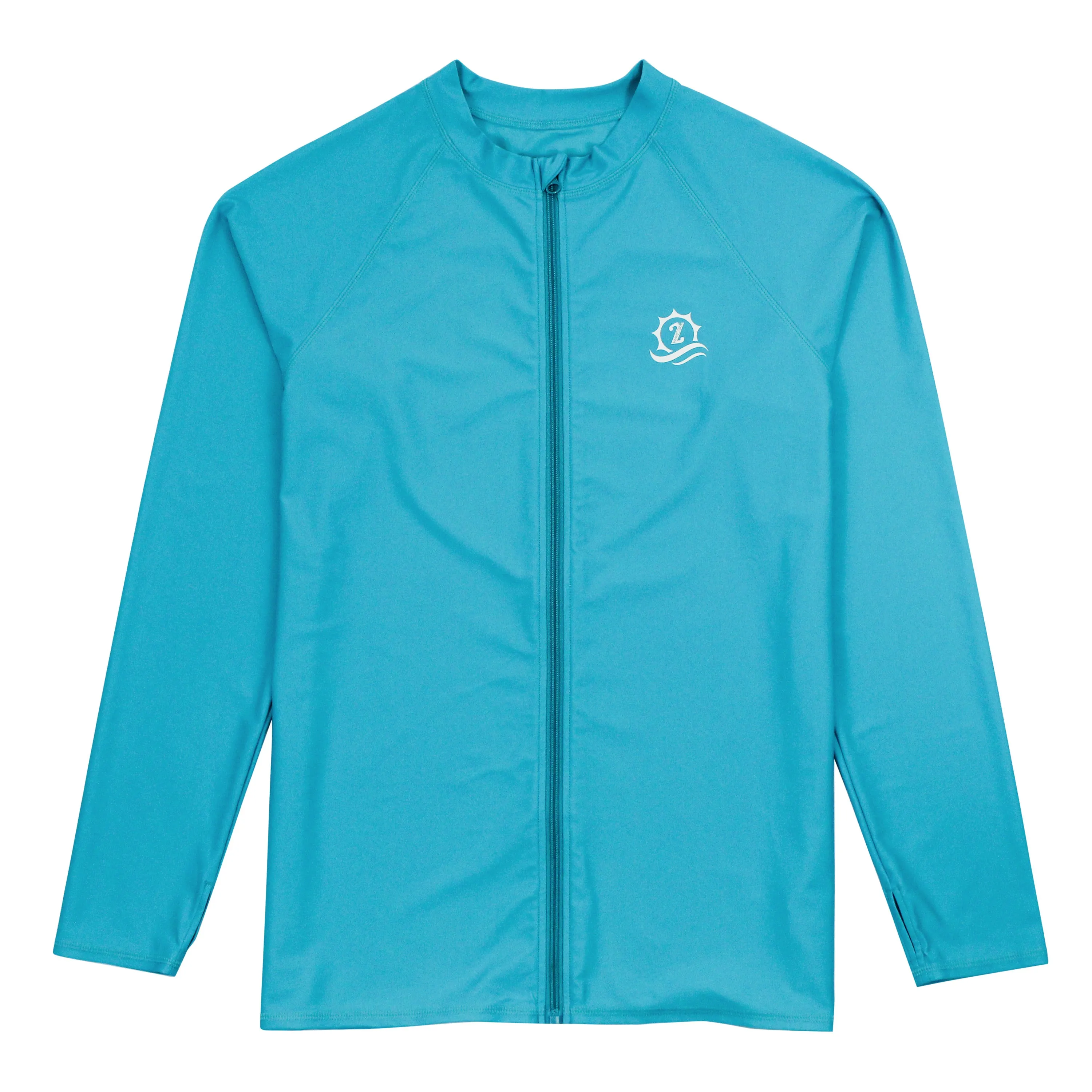 Men's Long Sleeve Rash Guard | “Scuba Blue”