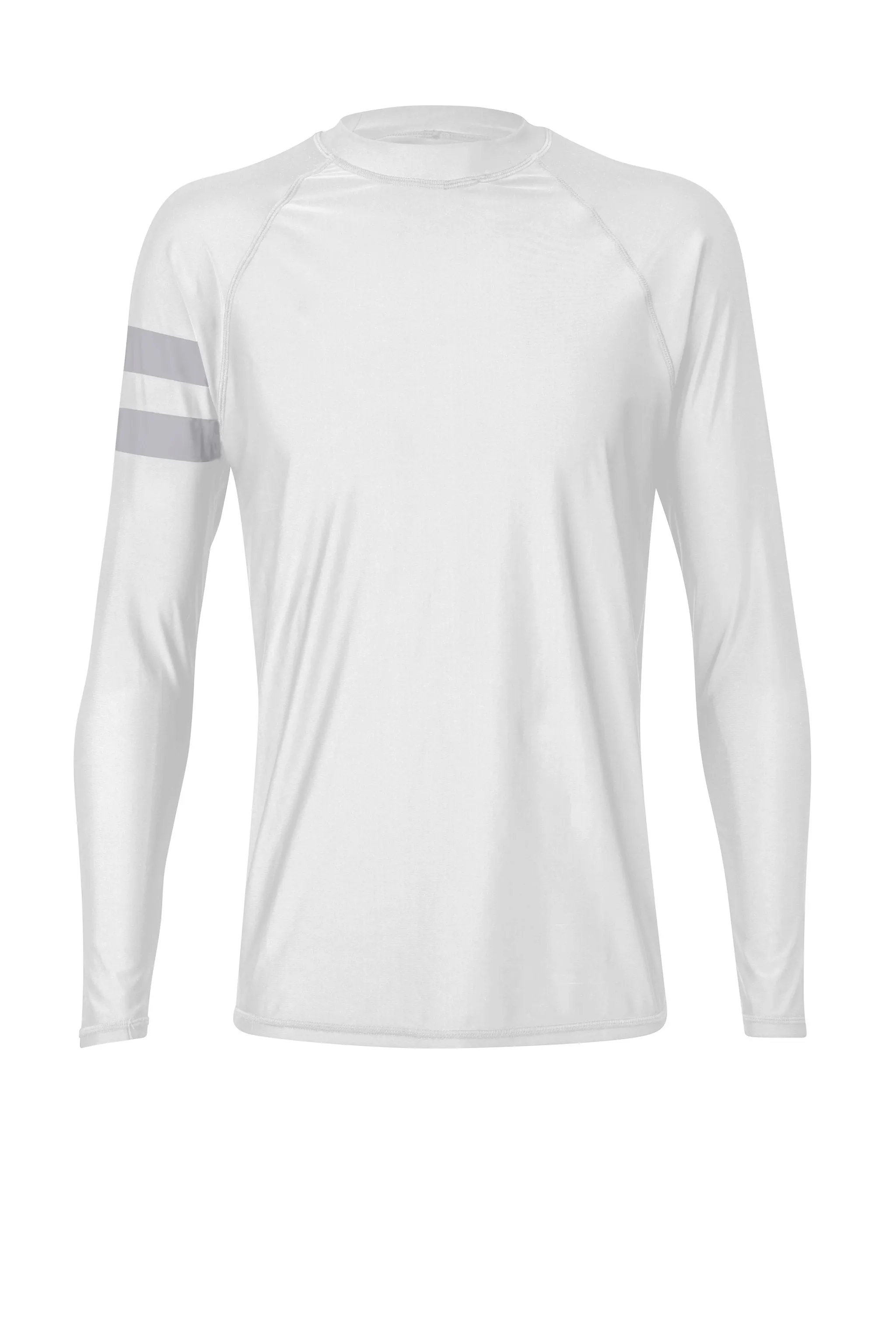Men's Sustainable White Long Sleeve Rash Top