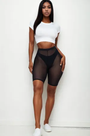 Mesh Biker Shorts (CAPELLA)