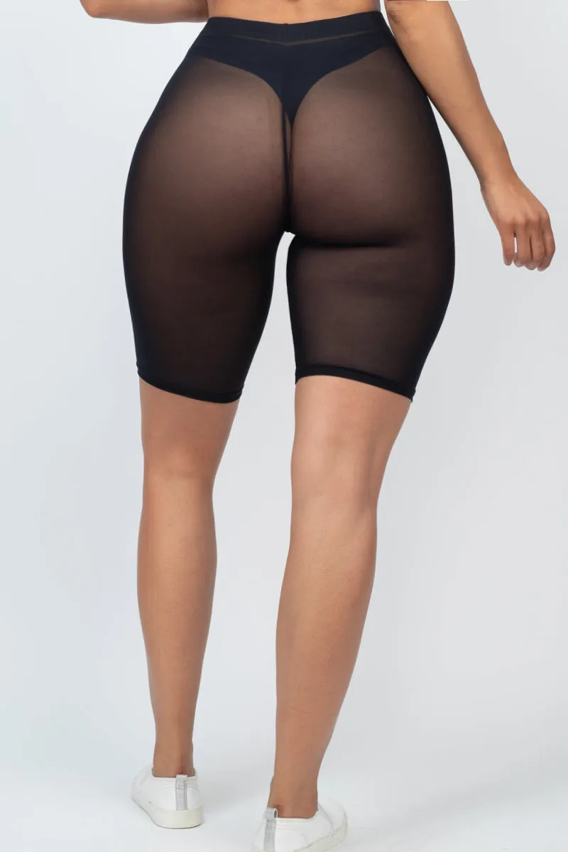 Mesh Biker Shorts (CAPELLA)