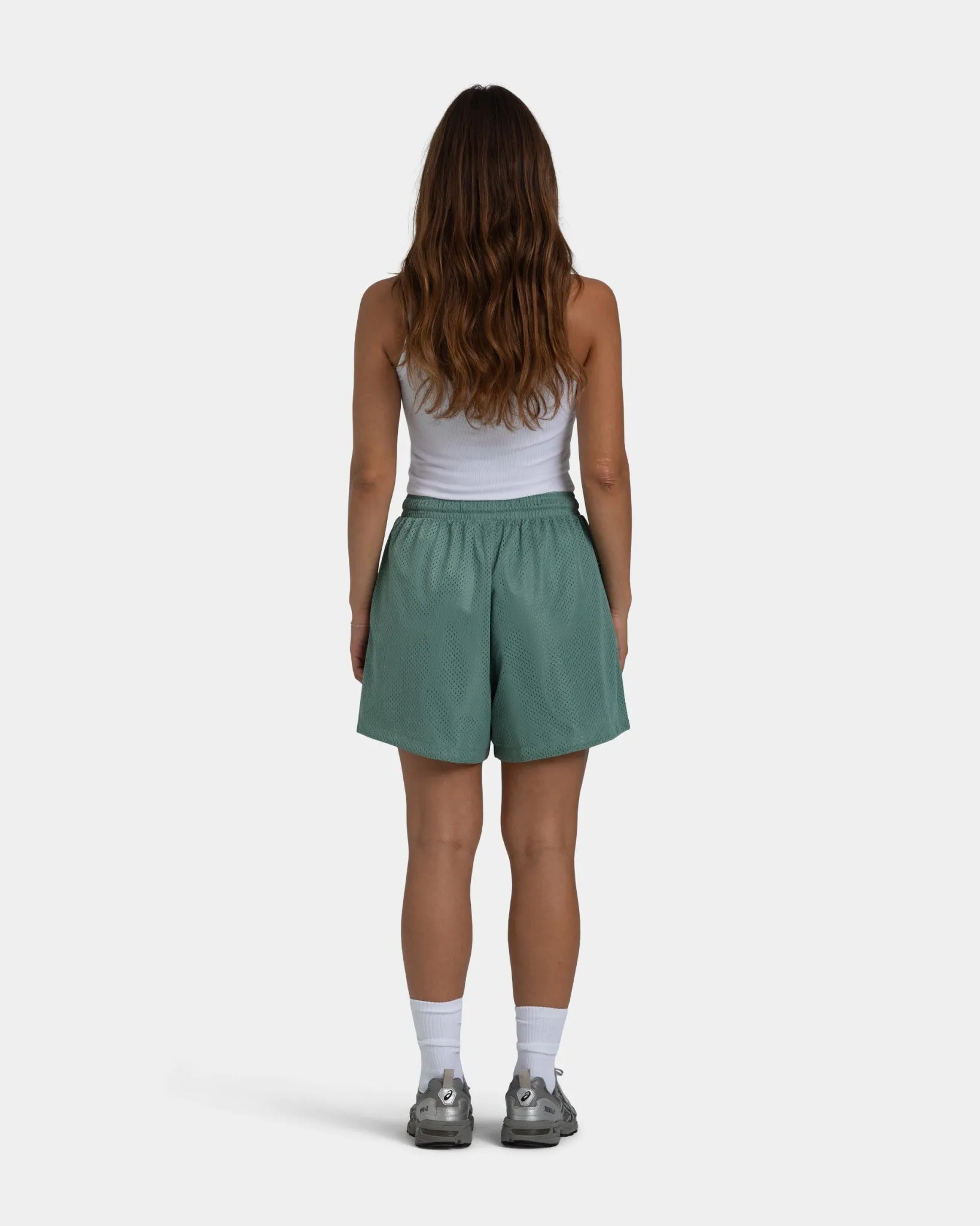 Mesh Shorts, Women - Jadeite