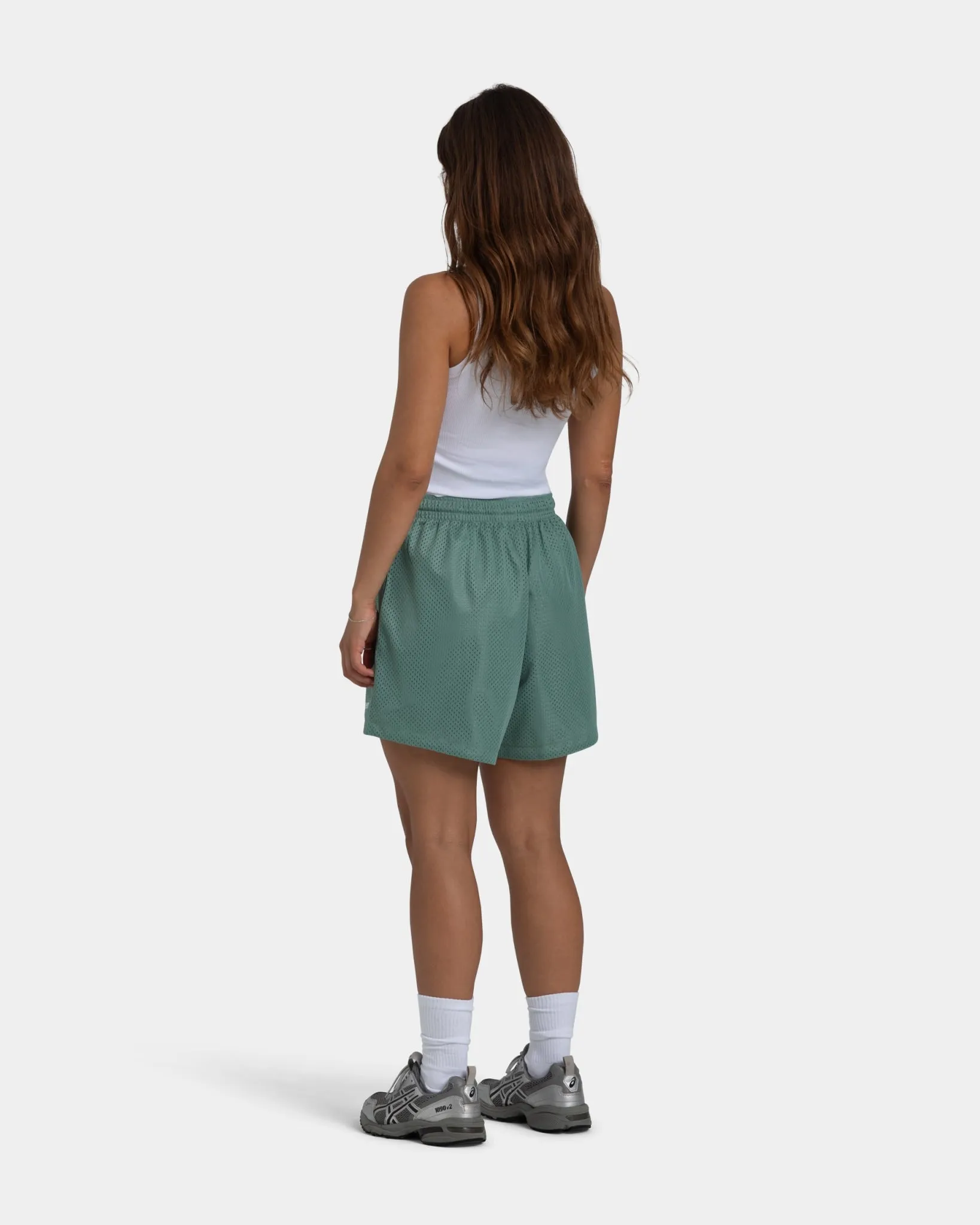 Mesh Shorts, Women - Jadeite