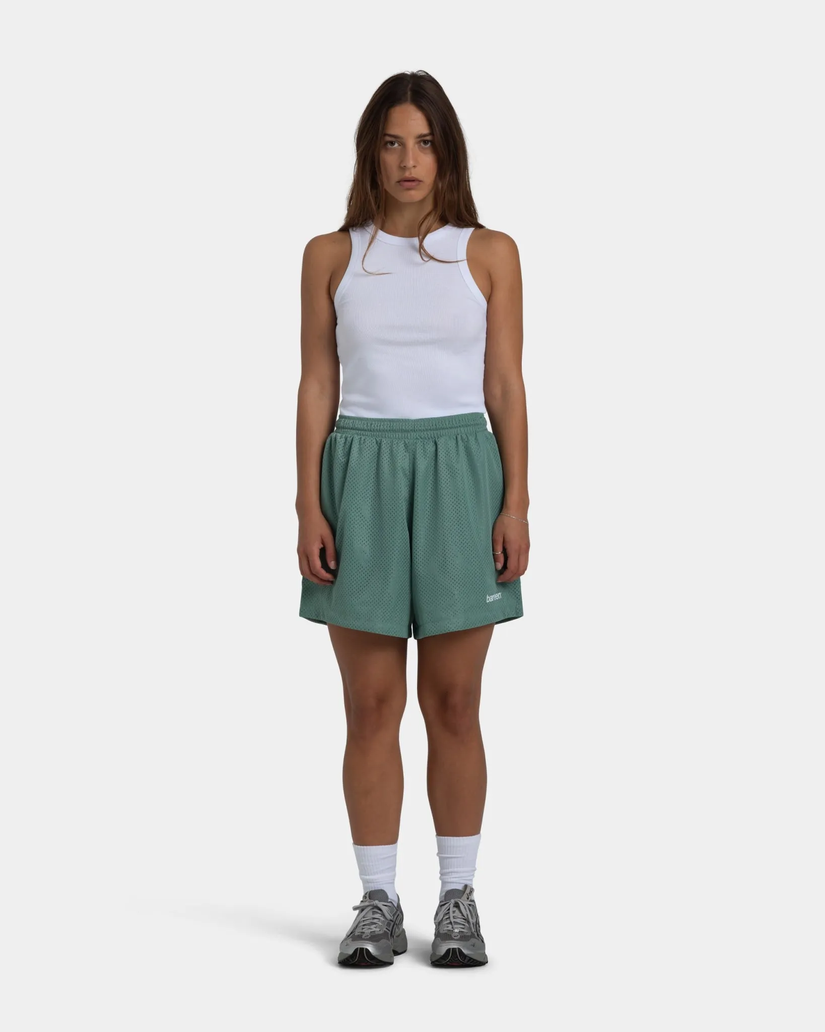 Mesh Shorts, Women - Jadeite