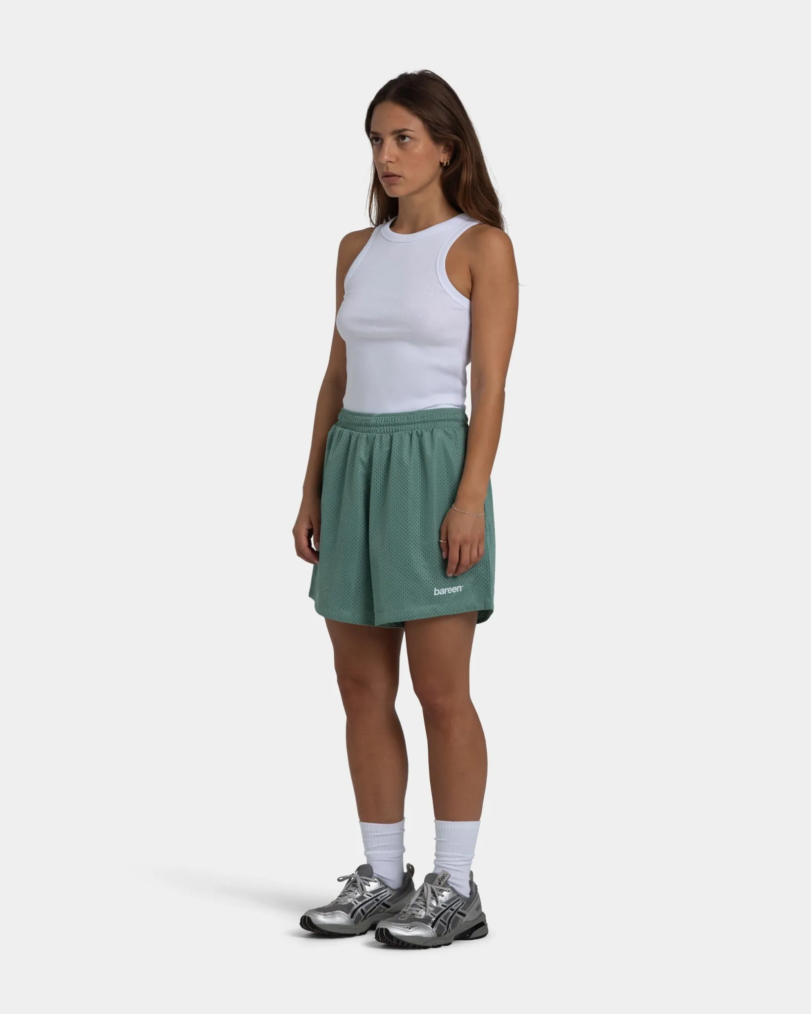 Mesh Shorts, Women - Jadeite