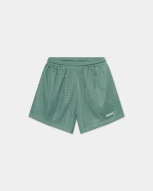 Mesh Shorts, Women - Jadeite