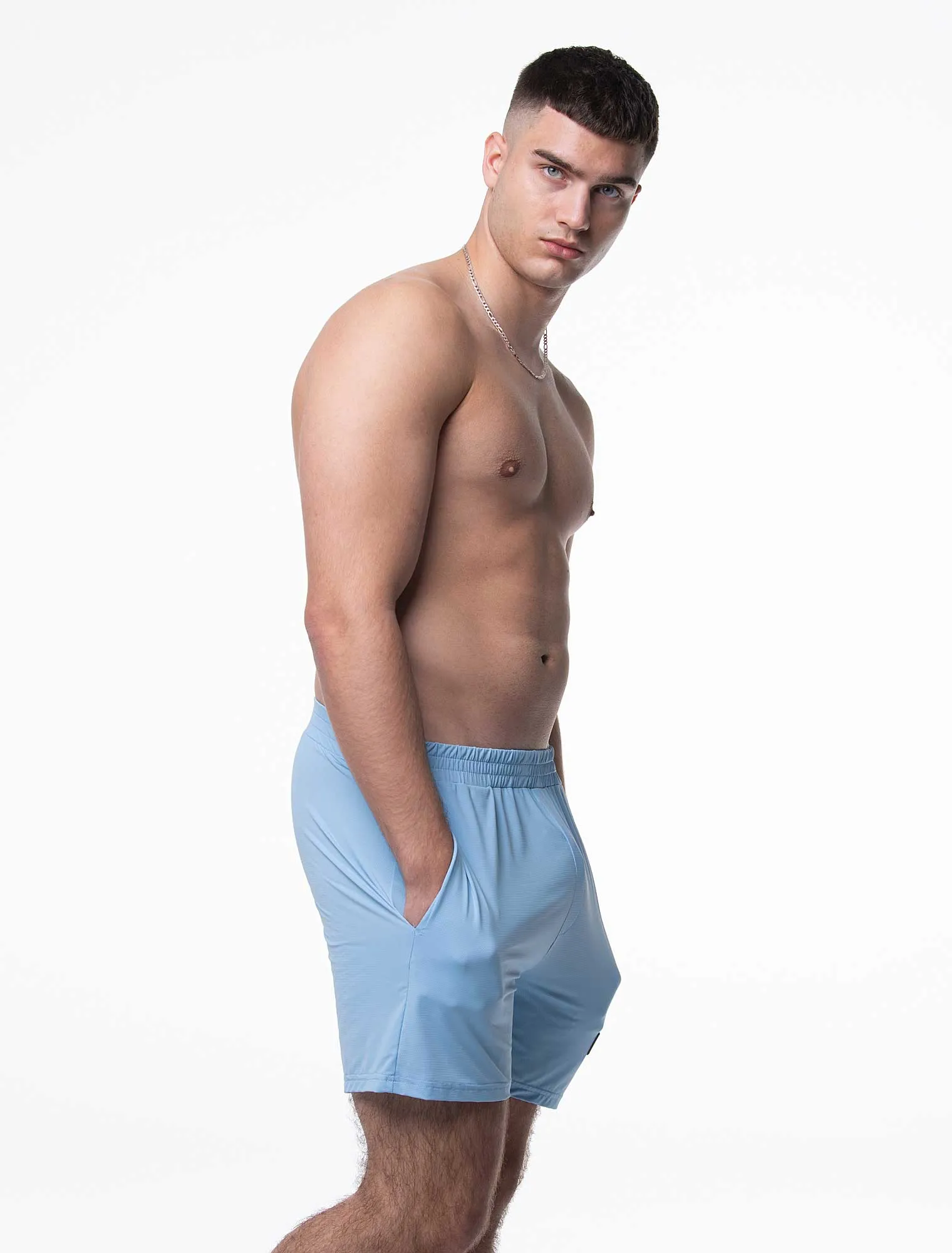 Mesh Soccer Shorts - Back 4 Blue