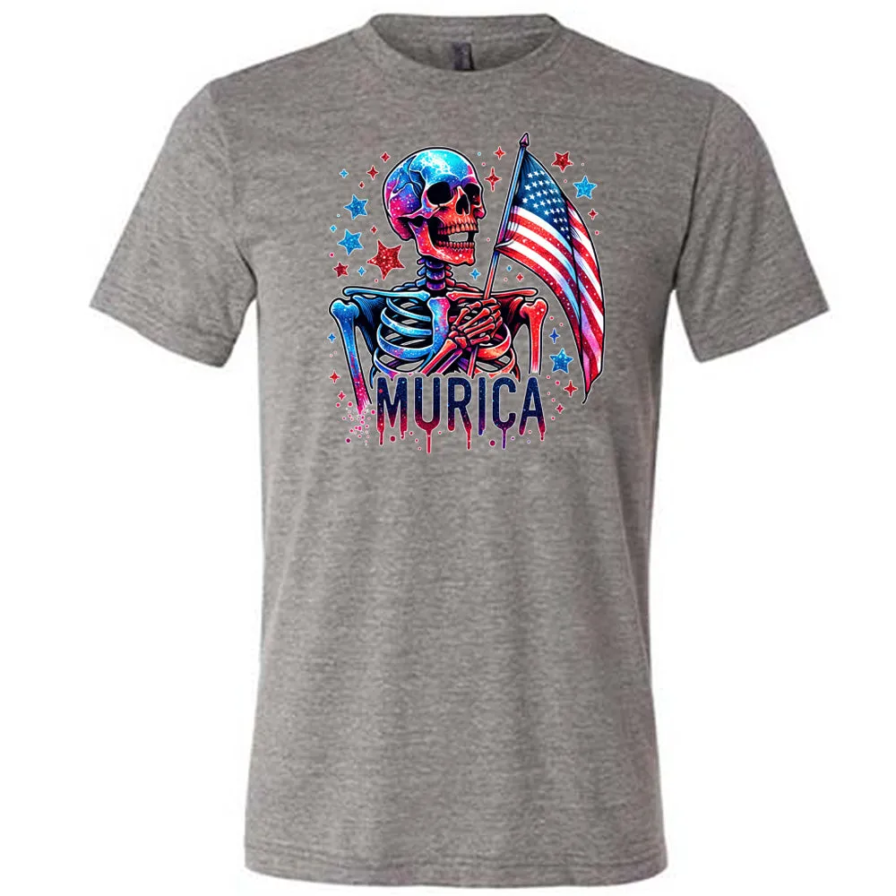 Murica Skeleton Shirt Unisex
