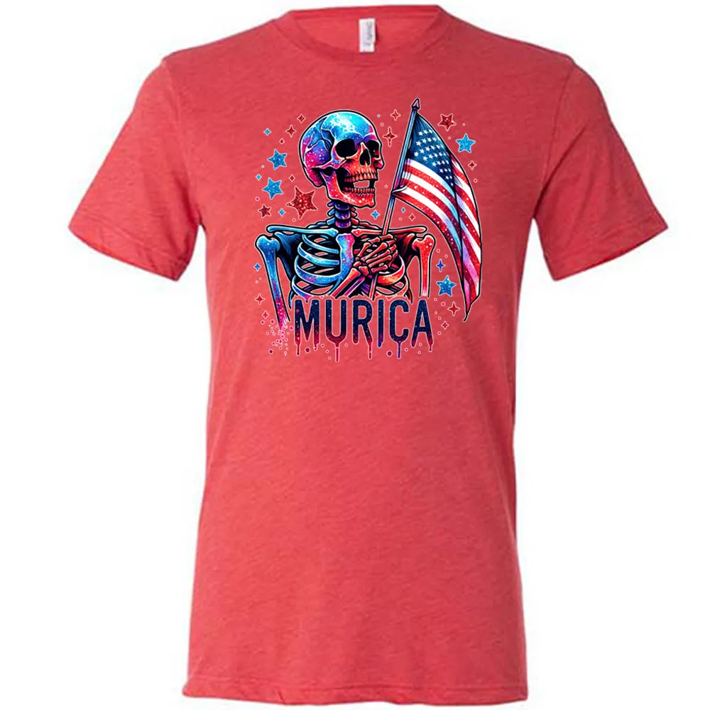 Murica Skeleton Shirt Unisex