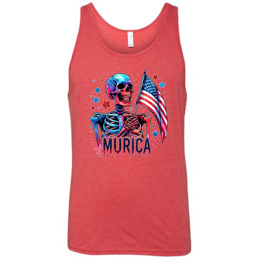 Murica Skeleton Shirt Unisex