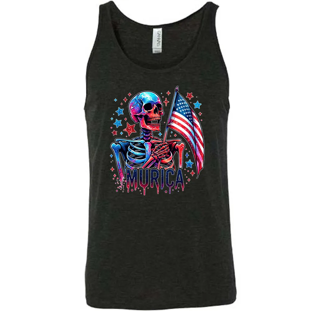 Murica Skeleton Shirt Unisex