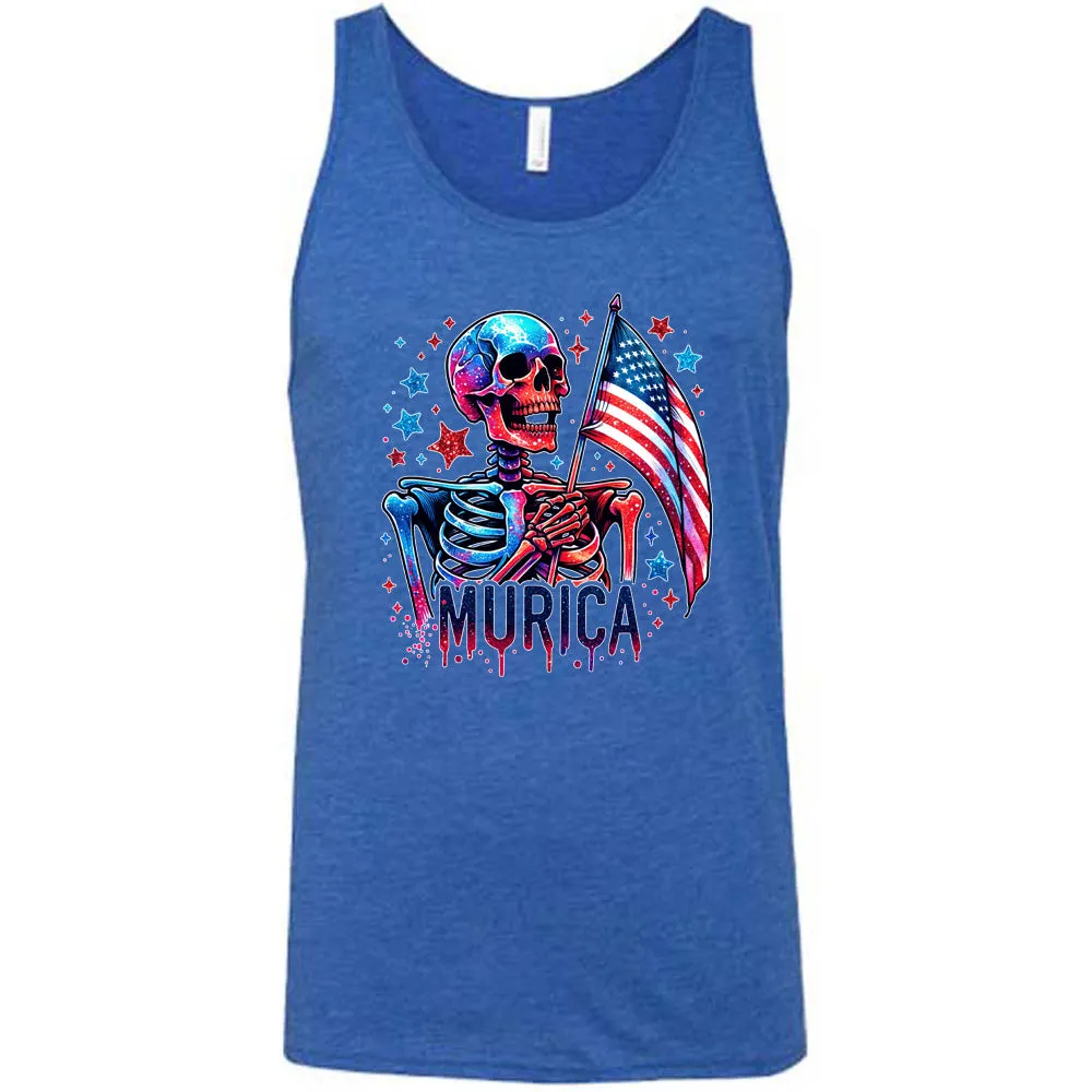 Murica Skeleton Shirt Unisex