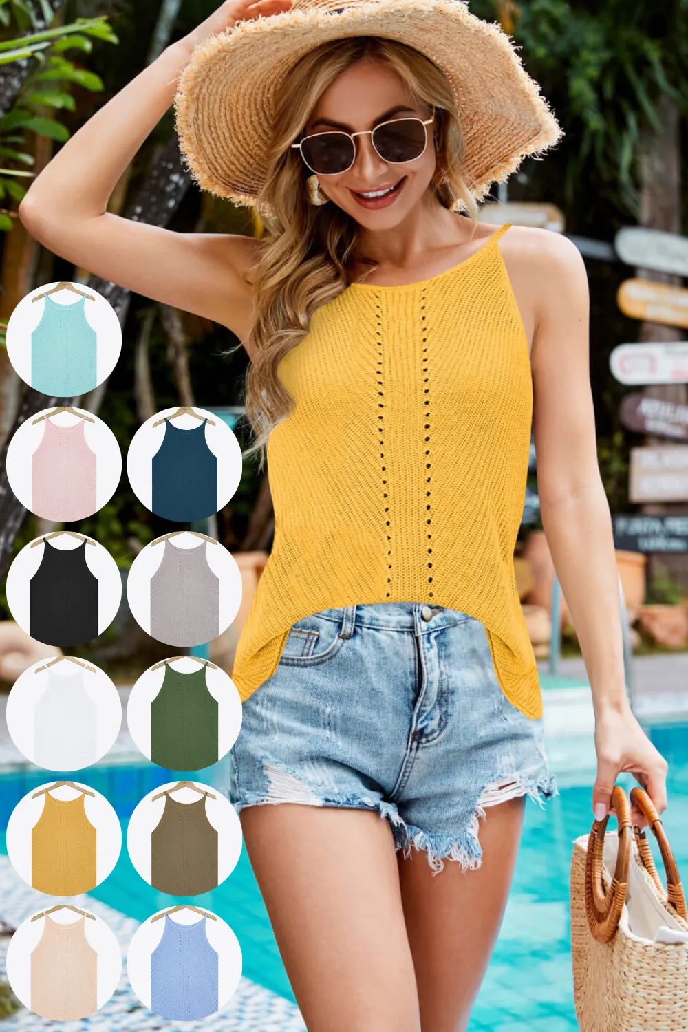 Naomi Knit Tank | 11 colors |